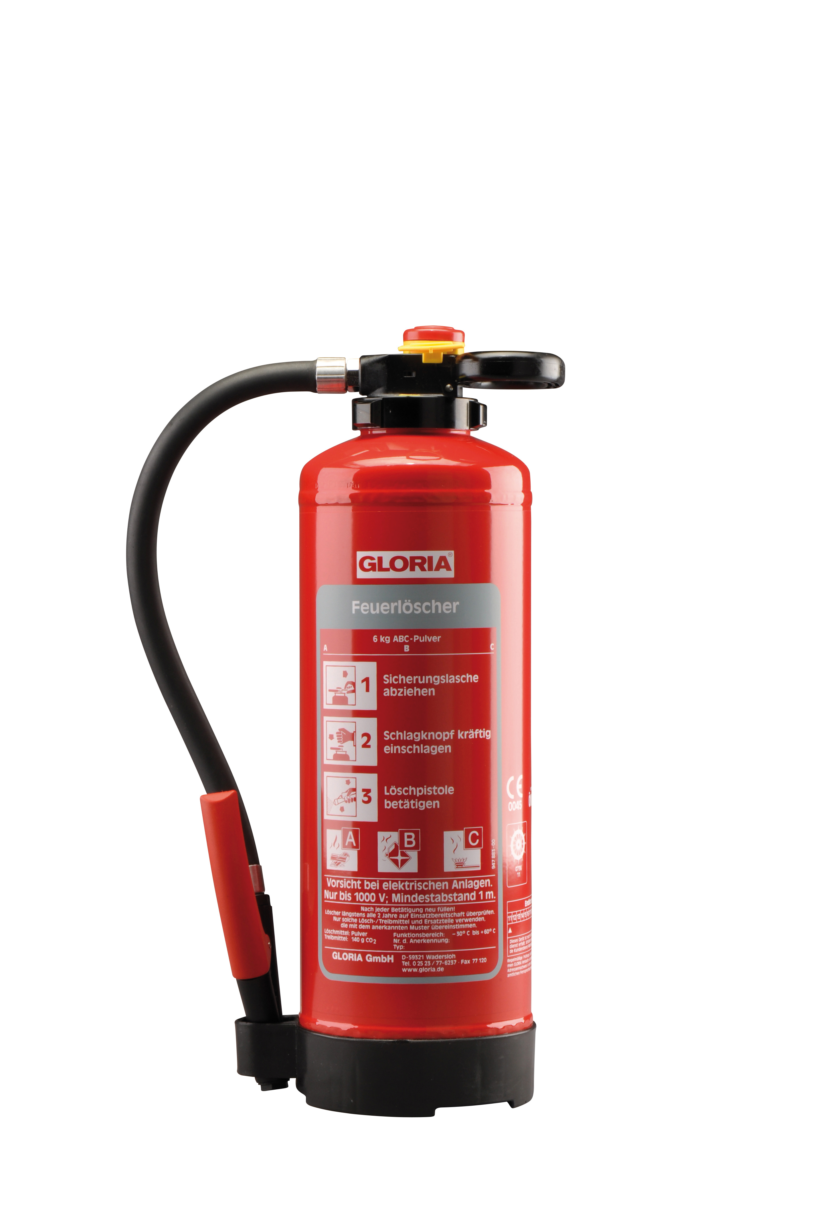 Gloria P6 Pro Pulver Aufladelöscher