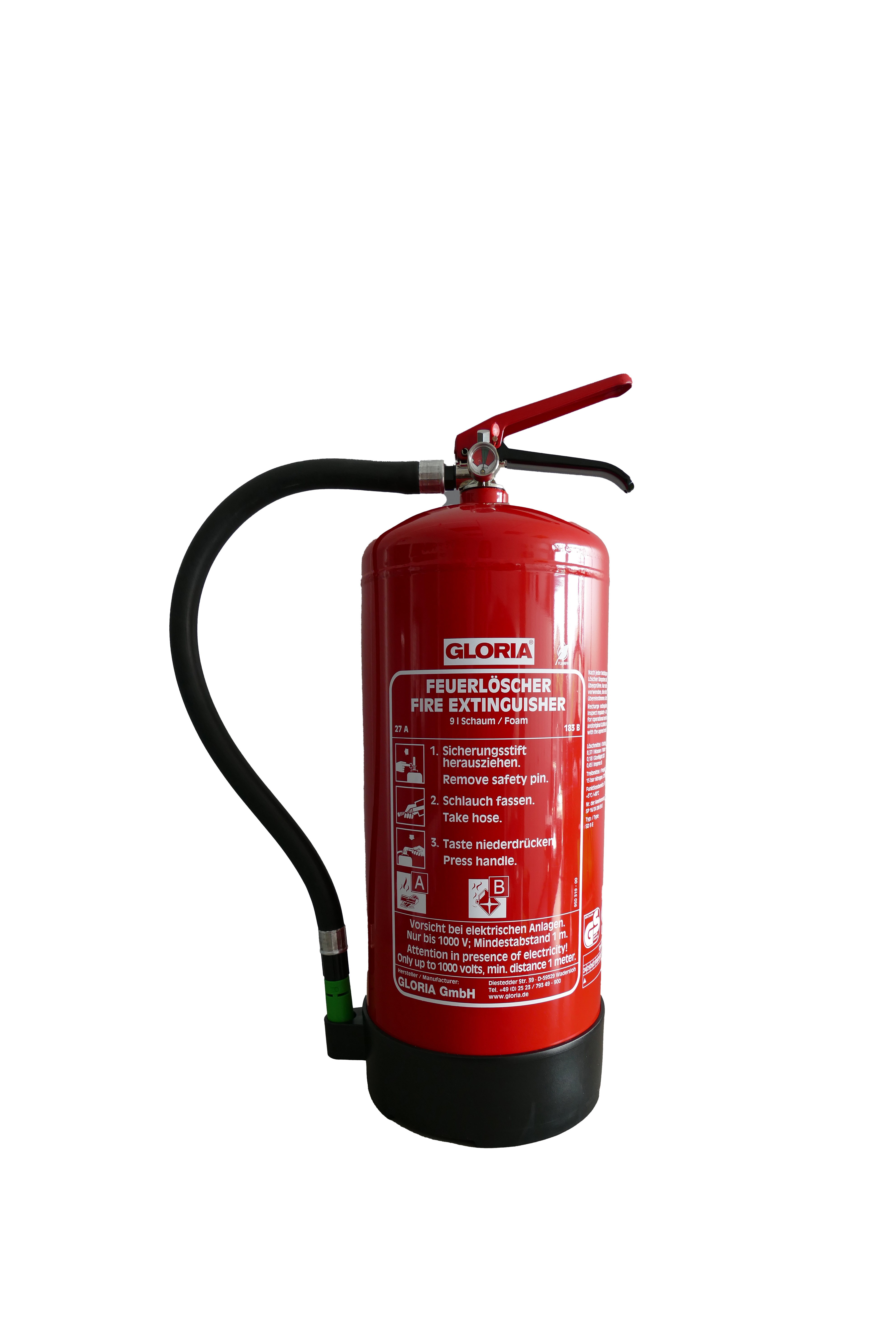 Gloria SD9E fluorfreier Schaum Dauerdrucklöscher