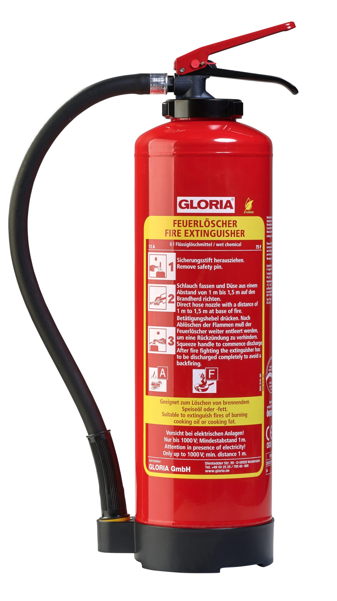 Gloria FA6 Easy fluorfreier Fettbrand Aufladelöscher
