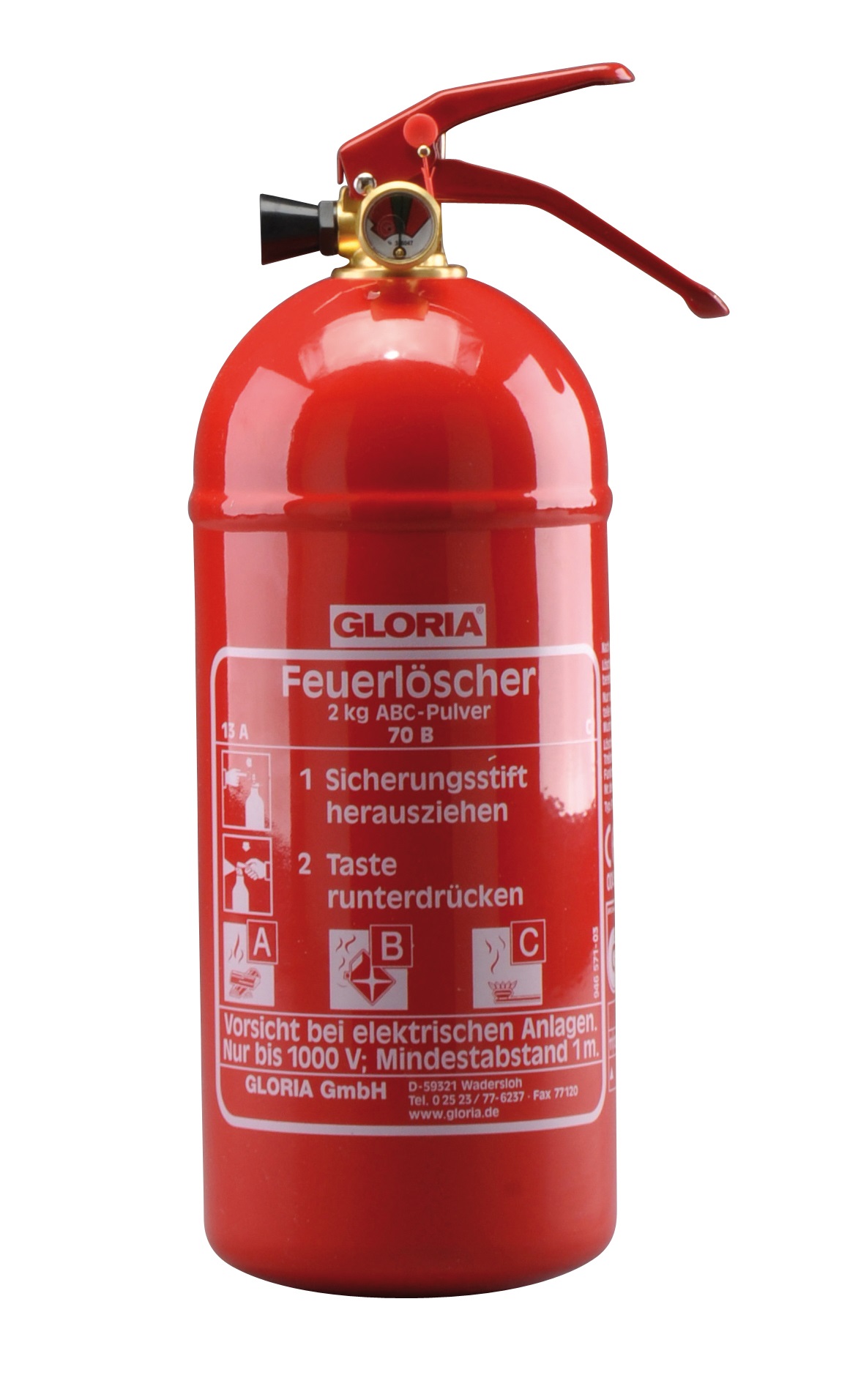 Gloria PD2GA Autolöscher inkl. KFZ-Halter