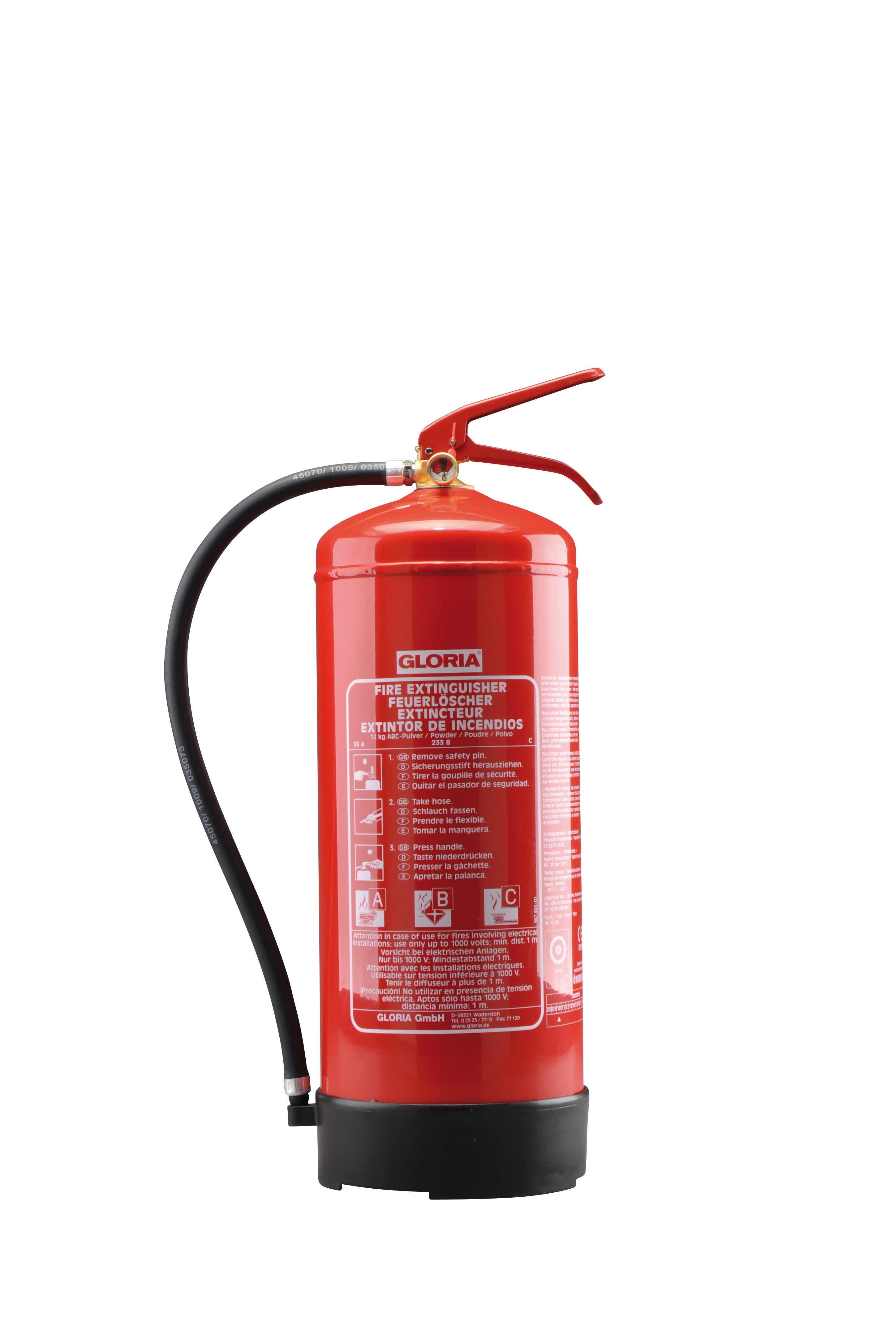 Gloria PD12GA Pulver Dauerdrucklöscher
