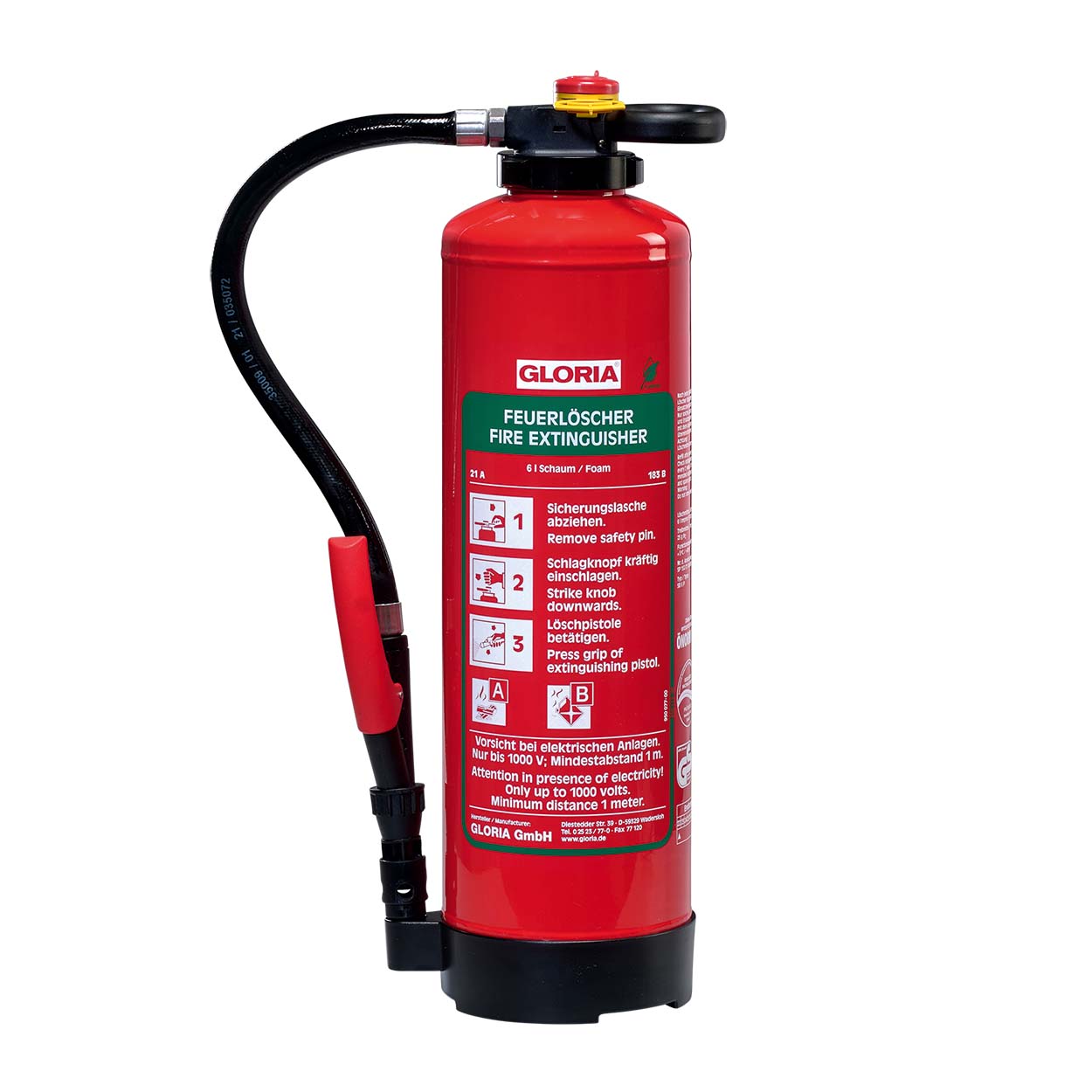 Gloria SB6 Pro fluorfreier Schaum Aufladelöscher