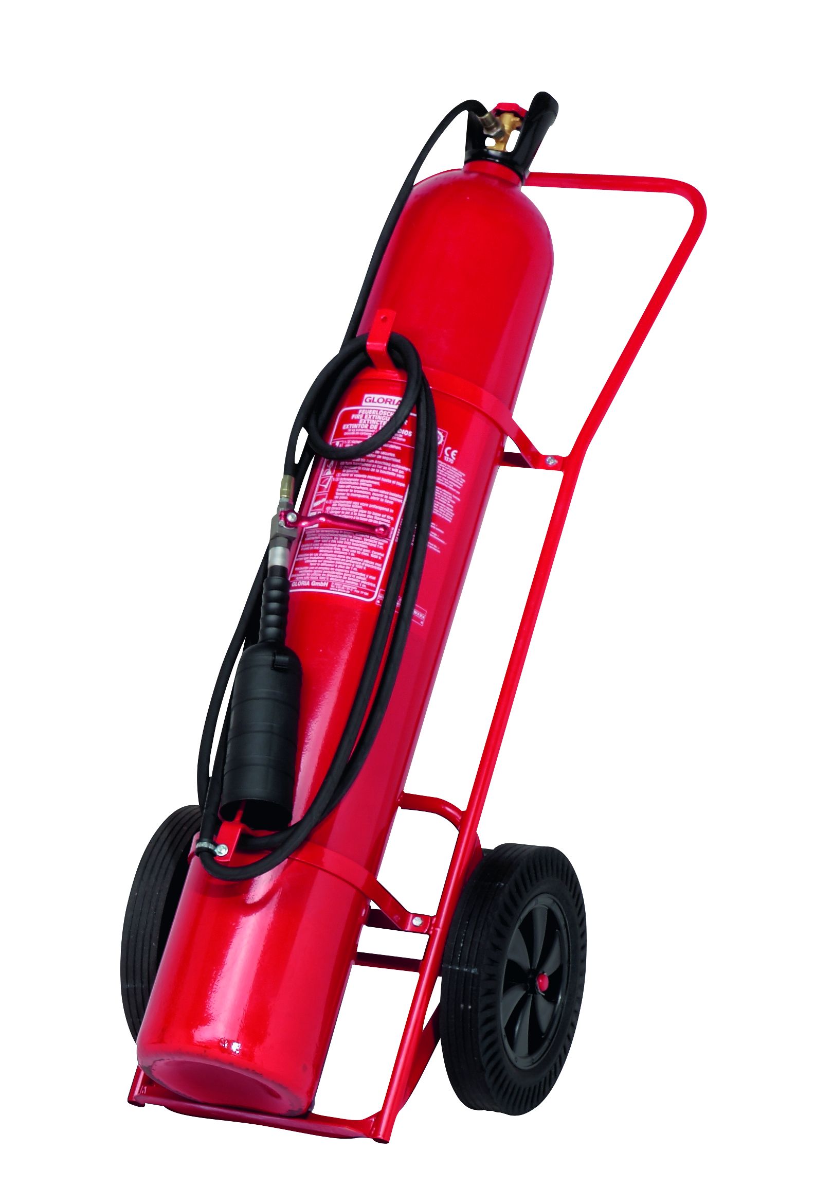 Gloria CF50 fahrbares Kohlendioxidlöschgerät mit 10m Schlauch