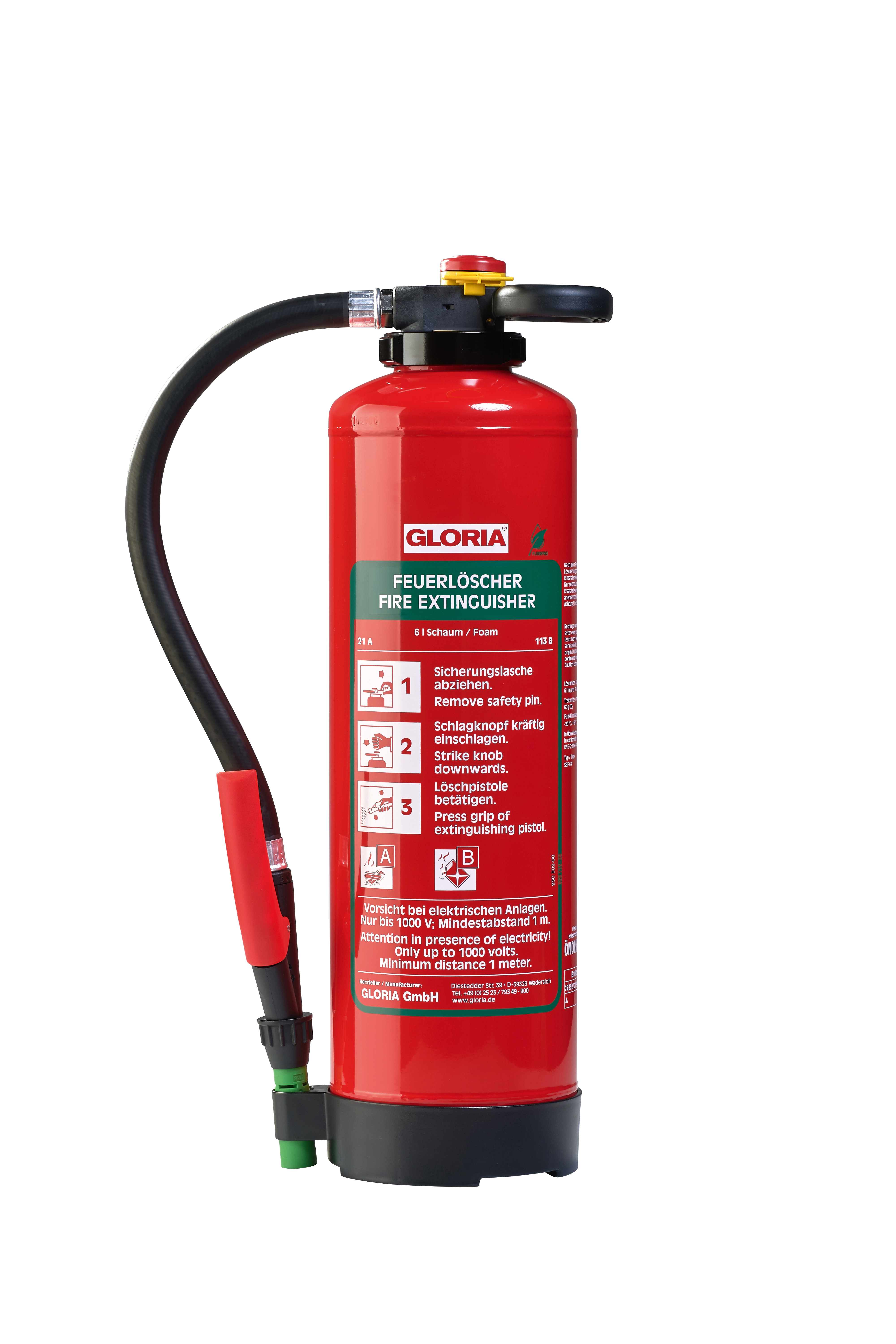 Gloria SBF6 Pro fluorfreier Schaum Aufladelöscher