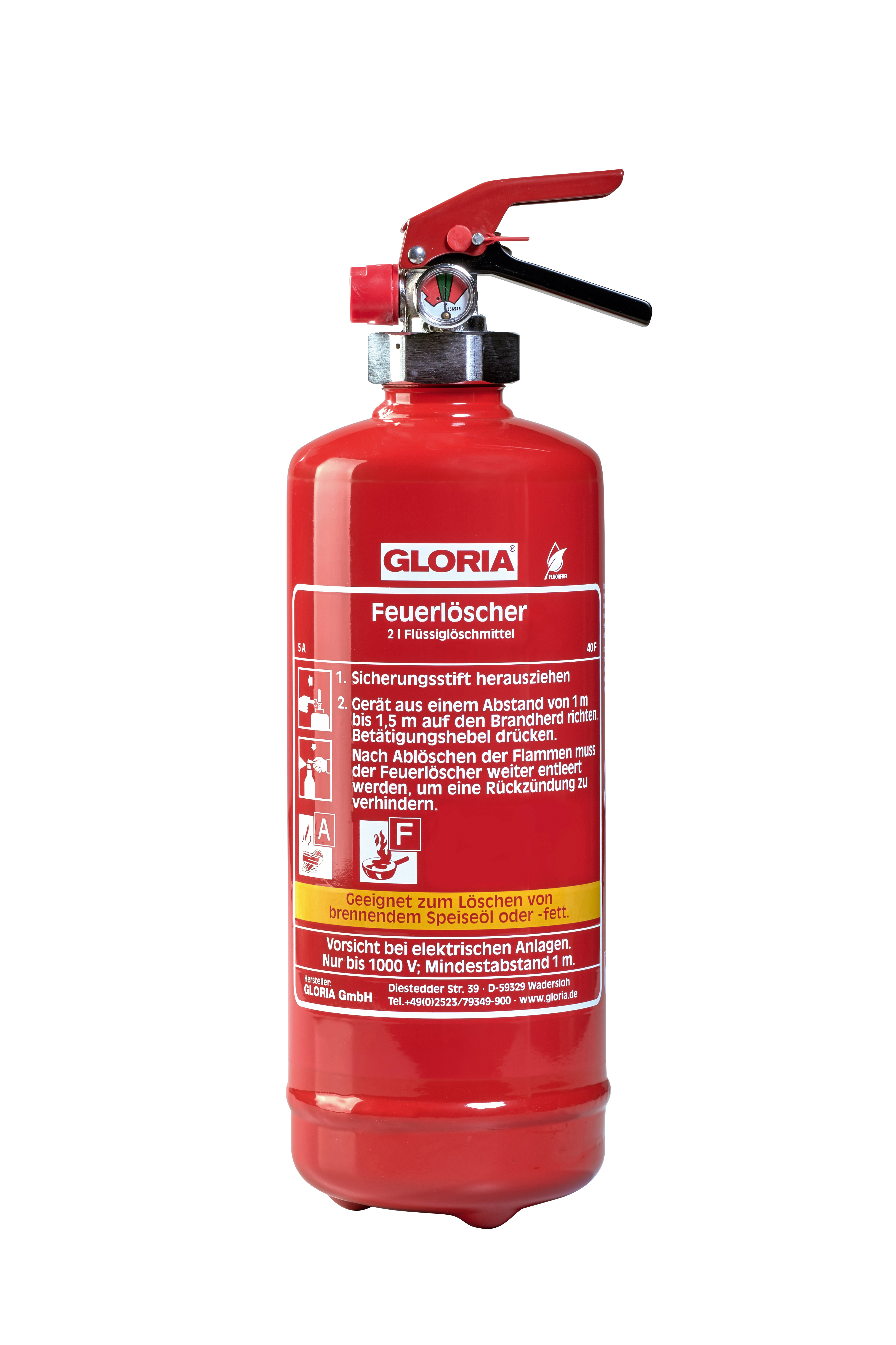 Gloria FDA2 fluorfreier Fettbrand Dauerdrucklöscher