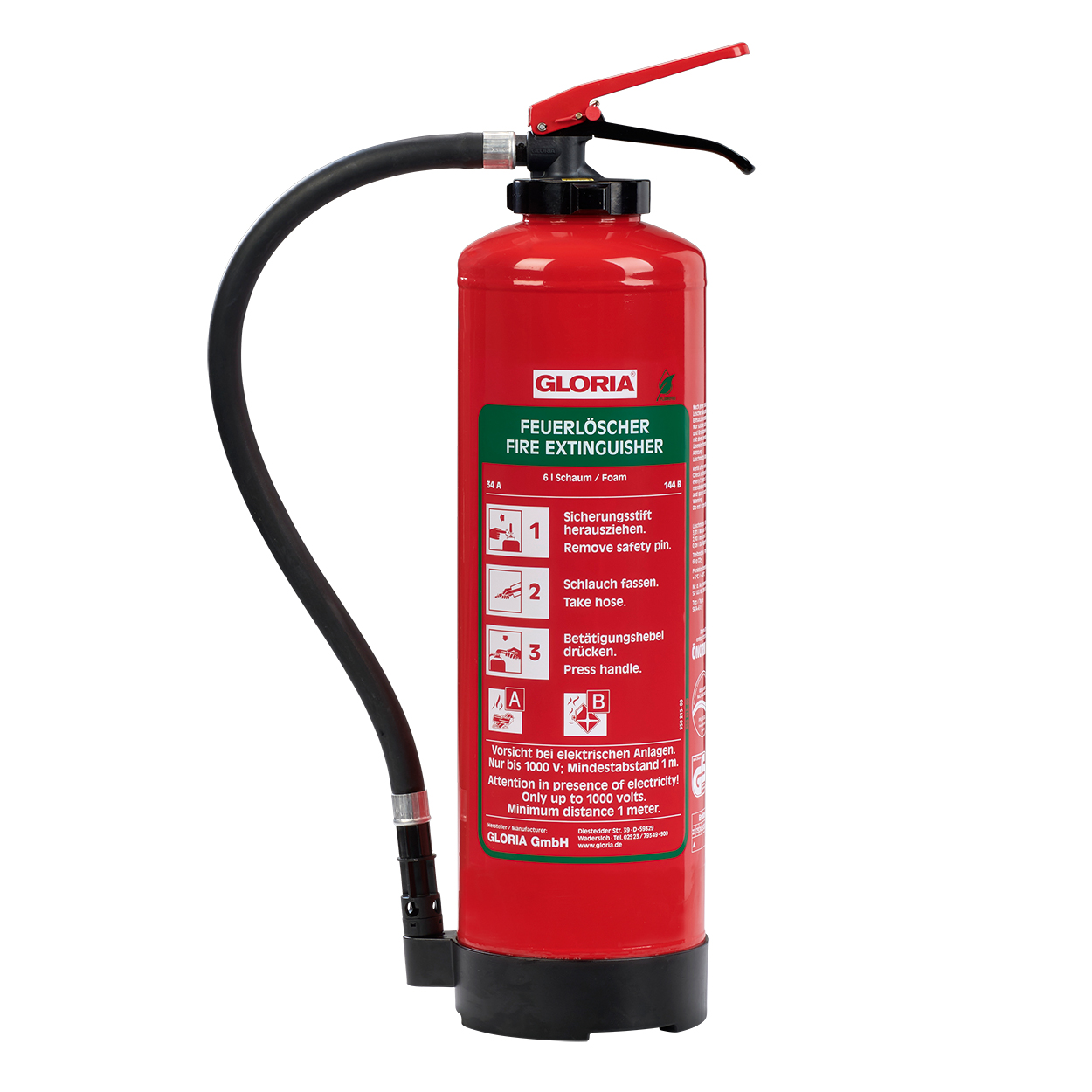 Gloria SKE9 Easy fluorfreier Schaumkartuschen Aufladelöscher