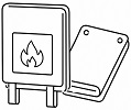 Brandbegrenzungsdecken Icon