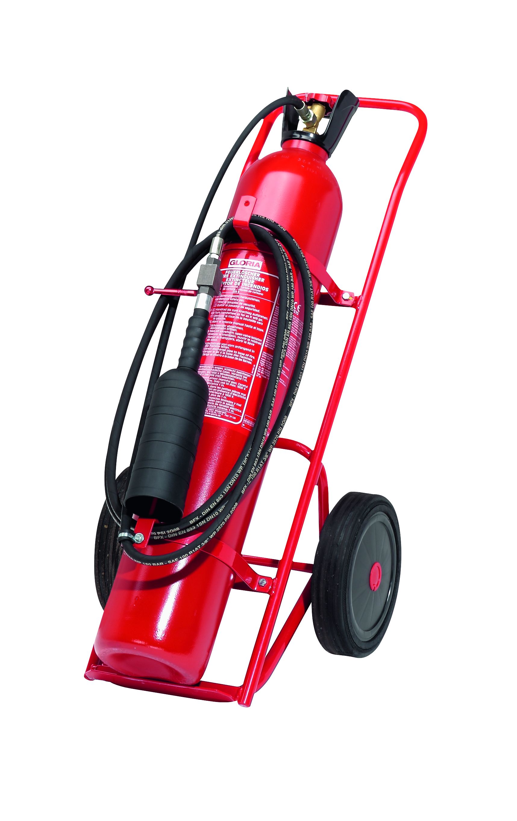 Gloria CF20 fahrbares Kohlendioxidlöschgerät mit 6m Schlauch